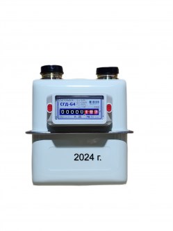 Счетчик газа СГД-G4ТК с термокорректором (вход газа левый, 110мм, резьба 1 1/4") г. Орёл 2024 год выпуска Пущино